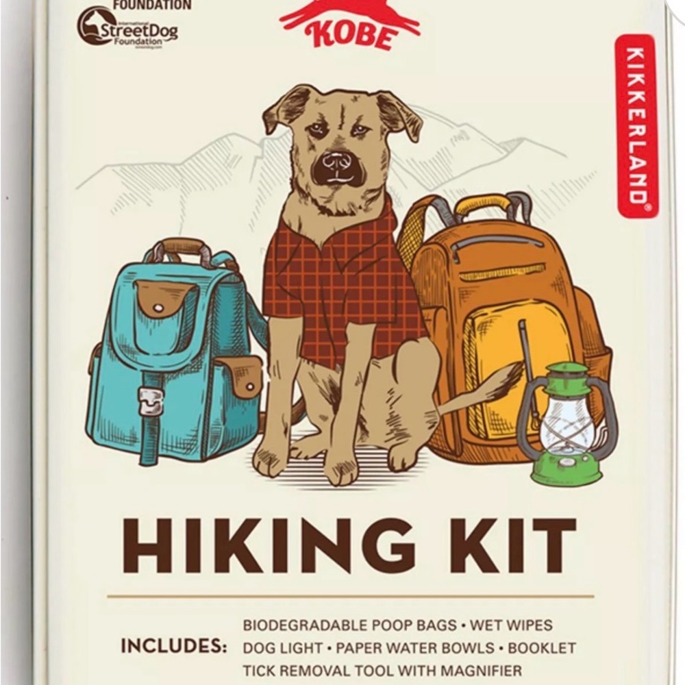 Dog Hiking Kit - Mini Tin with travel essentials